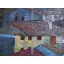 Nach Klimt Church at Cassone sul Garda  &Ouml;lgem&auml;lde auf Leinwand ca. 110*140 cm