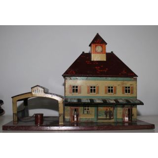 Original Bing Bahnhof von 1910-1920 gestempelt (Einzelst&uuml;ck)