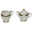 Set Shibata "Golden Empire" Porzellan Milch...