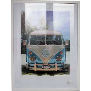 VW Bus Bild mit Rahmen Camper in California III