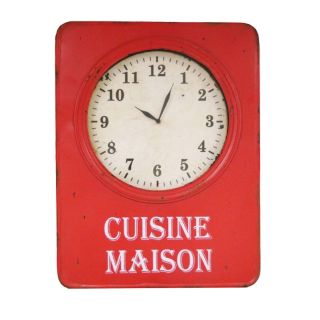 Wanduhr Vintage Küchen Wanduhr Cuisine Maison Rouge