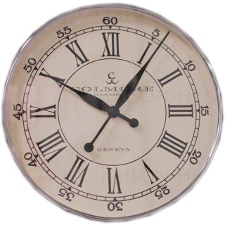 Runde Edelstahl Wanduhr Wall Clock 60 cm