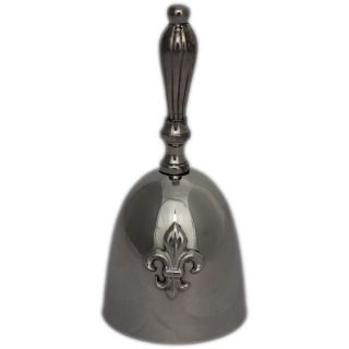 Rezeptionsglocke Tischglocke Glocke mit Lilien Emblem