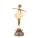 Bronze Fiigur einer Ballett T&auml;nzerin