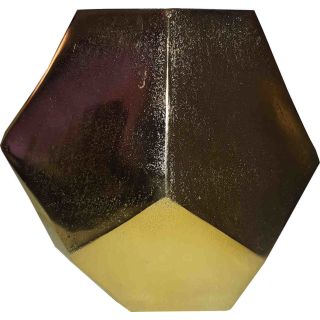 Alu Vase Goldfarben 32 cm