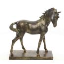 Pferdeskulptur in Bronzeoptik
