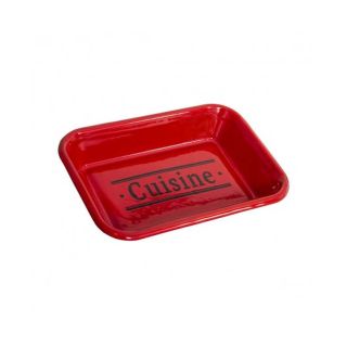 Mini Tablett Küche rot Cuisine