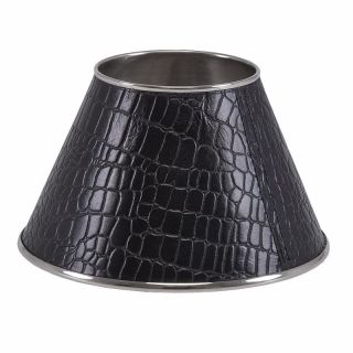 Lampenschirm Croco Black 20cm